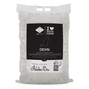 DEVIN - Ongeparfumeerde kattenbakvulling 12kg/13,8L