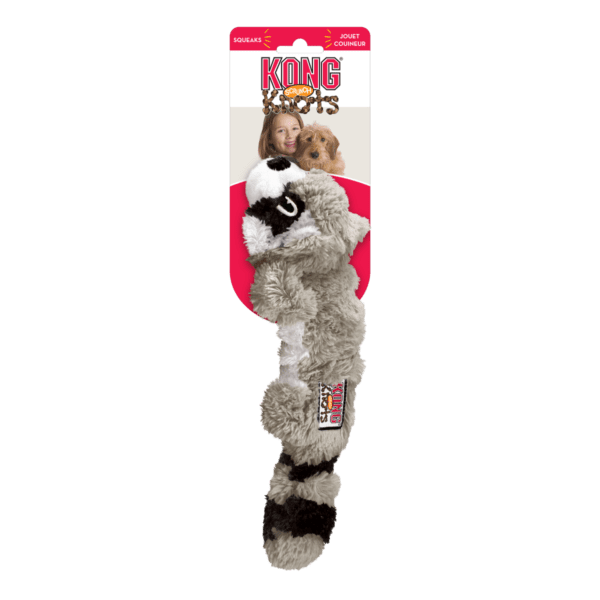 KONG Scrunch Knots Raccoon