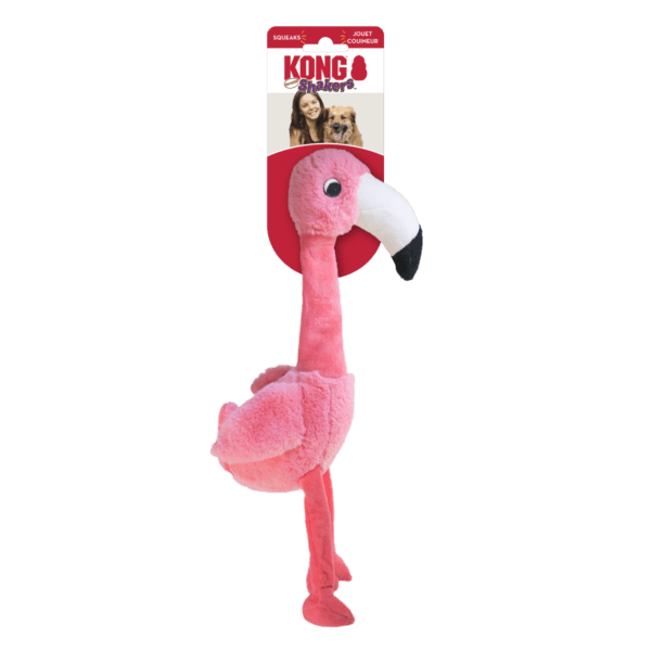 KONG Shakers Honkers Flamingo Small