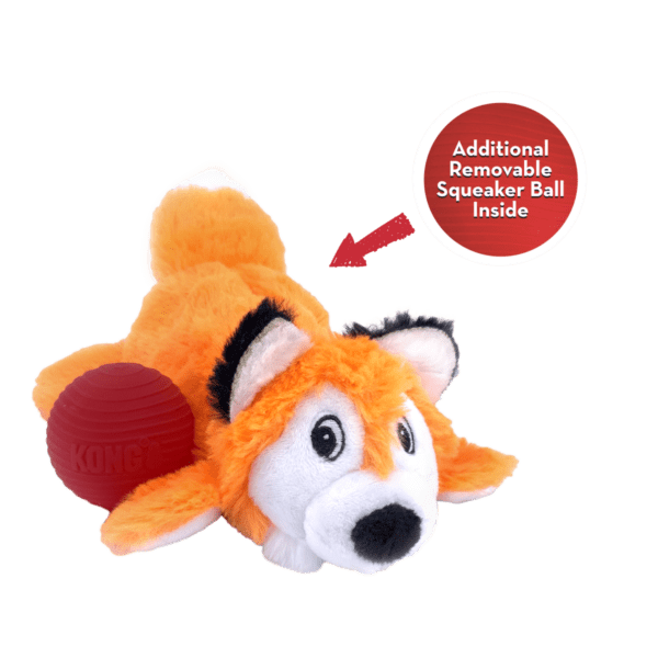 KONG Cozie Pocketz Fox Md