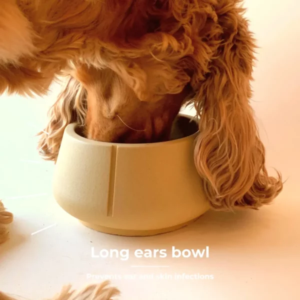 Pino Long Ears Bowl Camel Brown