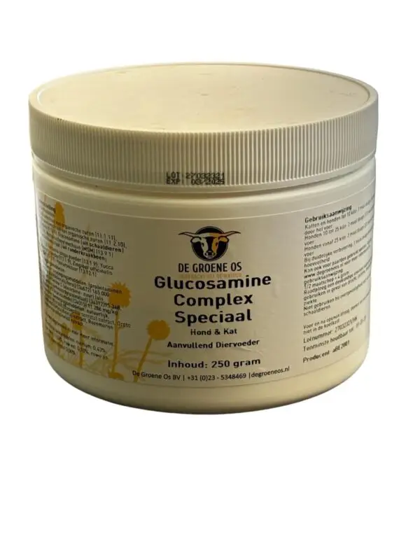 De Groene Os Glucosamine Complex Speciaal Hond & Kat