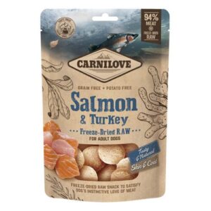 Carnilove Freeze-Dried Raw Snacks Zalm/Kalkoen