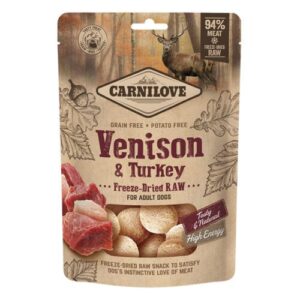 Carnilove Freeze-Dried Raw Snacks Hert/Kalkoen