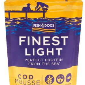 Fish4Dogs Kabejauwmousse Light 100g