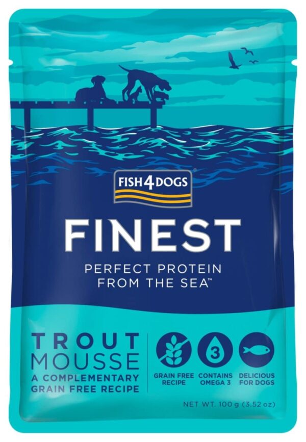 Fish4Dogs Forelmousse 100g