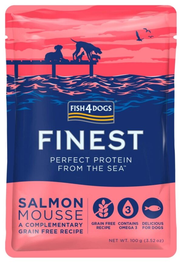 Fish4Dogs Zalmmousse 100g