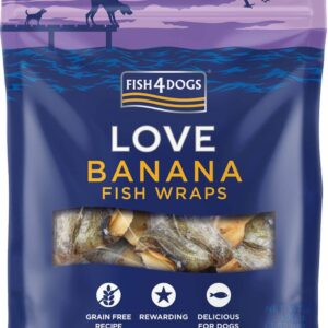 Fresh4Dogs Bananen Viswraps 100g