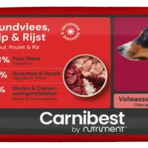 Carnibest Rundvlees, Kip & Rijst Volwassen